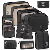 cheap Luggage &amp; Travel Storage-Compression Packing Cubes Set for Travel, Luggage Storage and Organizer, Folding Toiletry and Clothes Organizer