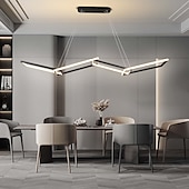 economico Luci a sospensione-150 cm Oscurabile Forme geometriche Luci Pendenti Metallo Acrilico Artistico Moderno geometrico Nero Moderno 110-240 V