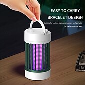 economico Repellenti per zanzare elettrici-lampada elettrica antizanzare con luce viola, trappola per insetti da interno con modalità luce notturna, trappola per mosche e insetti per la casa
