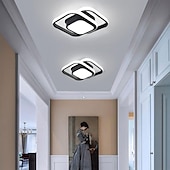 economico Lampade da soffitto con dimmer-lampade da corridoio a led nere e dorate moderne lampade da soffitto a led vicine alle luci da soffitto adatte per corridoi camere da letto bagni cucine balconi luci da soffitto