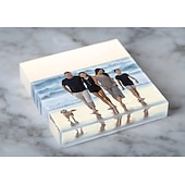 お買い得  贈り物-パーソナライズされたアクリルフォトブロック、写真付きのカスタム透明アクリルピクチャーブロック、結婚式、誕生日、父の日のギフト用の自立型アクリル記念品