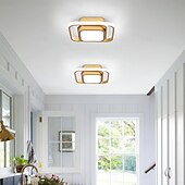 economico Lampade da soffitto con dimmer-lampade da corridoio a led nere e dorate moderne lampade da soffitto a led vicine alle luci da soffitto adatte per corridoi camere da letto bagni cucine balconi luci da soffitto