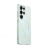 رخيصةأون جراب سامسونج-هاتف غطاء من أجل ق 25 S24 S23 Ultra Plus غطاء خلفي مغناطيس دعم الشحن اللاسلكي ضد الصدمات مكتب  /  الأعمال الكمبيوتر الشخصي