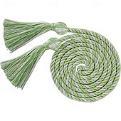 abordables Costumes Carrière et Déguisements Profession-Lot de 10 cordons d&#039;honneur de remise de diplôme de 67 pouces, cordons d&#039;honneur à pompon de remise de diplôme, cordons d&#039;honneur en vrac pour étudiants diplômés