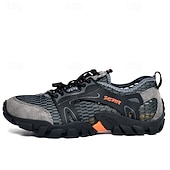 baratos Ténis para Homem-calçados masculinos para caminhadas ao ar livre, malha respirável com sola durável, calçados confortáveis para trilhas
