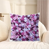 billiga blom- och växtstil-Blommor dekorativa kastkuddar överdrag 1PC vår sommar mjuk fyrkantig soffa kuddfodral kuddfodral för sovrum vardagsrum soffa stol