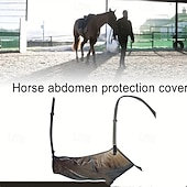 abordables Apoyo y Cuidado Animal-Máscara antimoscas Equistar de malla transpirable, malla abdominal resistente a arañazos para protección contra insectos, cómoda protección contra moscos de materiales mixtos para uso en exteriores.