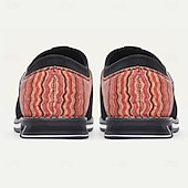 levne Neformální-pánské neformální slip-on boty, zářivý vlnitý vzor, lehké pohodlí, obuv městské módy