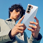 cheap Samsung Cases-Phone Case For Samsung Galaxy Z Fold 3 Back Cover Shockproof Retro PC