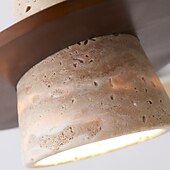 economico Luci a sospensione-20 cm Design di Lanterna a Sospensione Forme Geometriche Lampada a sospensione Pietra Stile Artistico Stile Vintage Stile Moderno Vintage Rustico 110-120V 220-240V