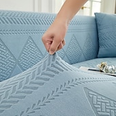 baratos Cobertura de Sofa-capa de sofá de tecido jacquard elástico capa de sofá elástica secional em forma de l capa de sofá de canto para sala de estar 1/2/3/4 assentos