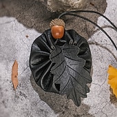 voordelige Accessoires en meer-Punk &amp; Gothic Middeleeuws 17e eeuw zak Riemzakje dobbelstenen tas Kostuum Voor heren Dames Uniseks Carnaval Maskerade Halloween Maskerade Volwassenen Tas