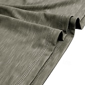 cheap Casual Henley Tee-Men&#039;s Henley Shirt Tee Top Long Sleeve Solid Color Fashion Daily Buttons Henley Outdoor Street Causal Summer Army Green Black White Henley T-Shirt