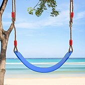cheap Outdoor Activity-Adjustable Soft Swing Rope for Garden Outdoor Recreation and Fitness with EVA Soft Board Swing Chair