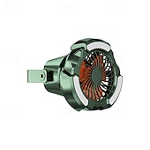 זול אורות קמפינג ופנסים-1 pc אור קמפינג חיצוני, אור מאוורר, רעש נמוך, חיי סוללה ארוכים, ממשק USB, שני מצבי תלייה ועמידה