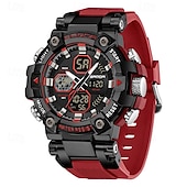 abordables Relojes digitales-SANDA Hombre Reloj Digital Esfera Grande Al Aire Libre Deportes Moda Luminoso Despertador Calendario Cronógrafo Silicona Reloj