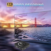 Недорогие Приставки TV Box-Андроид 12 ТВ-бокс Q3 Цифровой дисплей Cortex-A53 8GB 1 Гб