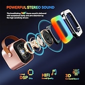 abordables Microphones-Mini machine de karaoké portable Bluetooth, mini microphone de karaoké, haut-parleur de chant avec 2 micros sans fil et lumière pour tous les smartphones