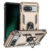 זול תיק טלפון אחר-טלפון מגן עבור גוגל Pixel 9 Pro Pixel 9 Pro XL Pixel 8 Pro Pixel 8 פיקסל 9 Pixel 7 Pixel 7 Pro Pixel 6 Pixel 6 Pro כיסוי אחורי מחזיק טבעת מגנטי עמיד בזעזועים רטרו TPU PC