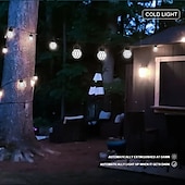 economico Striscie luci ad energia solare-2 pezzi di luci esterne a LED solari, lampadari appesi, lanterne esterne impermeabili con luce che cambia colore per decorazioni per le feste in giardino, balcone, cortile