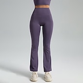 economico Leggings e collant da yoga-Per donna Pantaloni da yoga Leggings da yoga Controllo addominale Sollevamento glutei Vita Alta Yoga Allenamento in Palestra Pilates Collant Nero Blu Reale Grigio scuro Spandex Autunno Gli sport