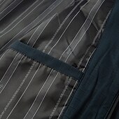 お買い得  男性用エリートアウターウェア-男性用 軽量ジャケット フォーマル オフィス ジッパーを閉める 春 春 &amp; 秋 中性 日常 ネイビーブルー アーミーグリーン ジャケット