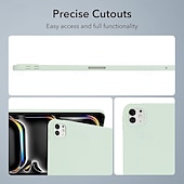 abordables Housses et coques pour iPad-Tablette Etuis coque Pour Apple iPad Air 11&quot;(2024) iPad Air 13&quot;(2024) iPad Pro 11&quot;(2024) iPad Pro 13&quot;(2024) iPad 10e 10,9&quot; iPad Air 5e 4e 10,9&quot; iPad 9e, 8e, 7e génération 10,2 pouces iPad Air 3e