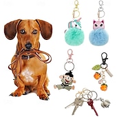 cheap Event &amp; Party Supplies-100pcs Rotating Keychain with Lobster Clasp, Key Ring for Bags and Accessories, Pet Leash Hook Set, Keychain Pendant Decoration