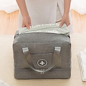 cheap Luggage &amp; Travel Storage-Weekender Bag Travel Duffel Bag with Shoe Compartment, Gym Bag with Wet Dry Separation for Women Men, Large Capacity Handheld Waterproof Travel Bag, Wet-Dry Separation for Beach and Gym