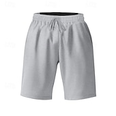 cheap Men&#039;s Tee Sets-Men&#039;s T-shirt Suits 2 Pieces Outfits Tee &amp; Shorts Short Sleeve Hooded Summer Plain Fashion Casual 2 Piece Vacation Daily Wear Going out Black Yellow Red Top Tee for Men