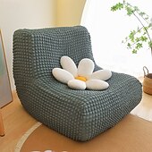 baratos Capa do sofá futon.-Capa elástica para sofá sem braços, 1 peça, capa para sofá preguiçoso, relaxante, capa elástica para sofá simples, capa de almofada para sala de estar, casa