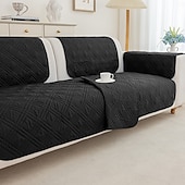 abordables Housse de canapé-Housse de canapé imperméable pour coussin de canapé, housse de protection de meubles résistante à l&#039;eau avec bâtons en mousse et sangles élastiques pour animaux de compagnie et chats