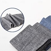 お買い得  メンズソックス-男性用 10組 マルチパック ソックス クルーソックス ランニングソックス カジュアルソックス ブルー カラー 単色/無地 バケーション スポーツ 日常 ベーシック 普通の厚さ 春 秋 ファッション カジュアル