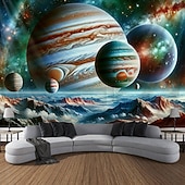 levne Planetární tapisérie-Planetární krajina zavěšený gobelín nástěnná umění velký gobelín mural dekorace fotografické pozadí deka závěs domov ložnice obývací pokoj dekorace
