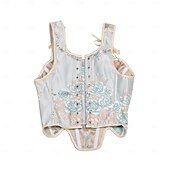 olcso Fűzők-Retró Középkori Reneszánsz Fűző Prsluk Bustier Női Kelta Fantasy Mindszentek napja Farsang Álarcos mulatság Parti Alkalmi / Napi LARP Felnőttek Fűző