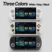 baratos Consoles de Jogos-console de jogos portátil trimui smart pro tela ips de 4,96&#039;&#039; joystick de sistema linux iluminação rgb smartpro retro videogame player presente