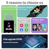 Χαμηλού Κόστους Smartwatch-696 HT5PRO Εξυπνο ρολόι 1.57 inch Έξυπνο ρολόι Bluetooth ΗΚΓ + PPG Βηματόμετρο Υπενθύμιση Κλήσης Συμβατό με Android iOS Γυναικεία Άντρες Κλήσεις Hands-Free Υπενθύμιση Μηνύματος IP 67