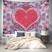 billiga Mandala Tapestry-Mandala Hängande Tapestry Vaggkonst Stort Tapestry Mural Dekor Fotograf Bakgrund Filt Gardin Hem Sovrum Vardagsrum Dekoration
