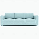 cheap Sofa Cover-3-Seat Sofa Cover 100% Cotton Solid Color Quilted Slipcovers VIMcover LITB PRIME cover