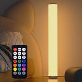 cheap LED Floor Lamp-Modern Dimmable LED Floor Lamp with Music, Smart Mood Lighting for Gaming, Living Room, Bedroom