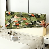 baratos Acessórios de cama-1 capa de cabeceira à prova de respingos de malha elástica jacquard capa de cabeceira para cama no quarto fácil de usar e limpar capa de cabeceira doméstica waffle