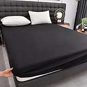 abordables Sábanas y funda de almohada-Funda protectora para cama Queen Full King cubierta impermeable protector de colchón sábana ajustada impermeable protector de cama funda de colchón 360° de paquete completo bolsillo profundo sábana