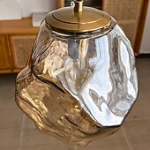 economico Luci a sospensione-15 cm Forme Geometriche Lampada a sospensione Vetro Metallo Vetro Stile Moderno Geometrico Minimalista Galvanizzato Finiture Verniciate LED Moderno 110-240 V