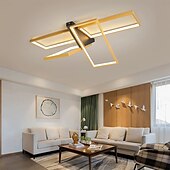 cheap Flush Mounts &amp; Semi Flush Mounts-Modern Ceiling Light LED Dimmable Stereo 2 Head 4 Head Square Ceiling Light with Remote Contr Living Rooms Dining Rooms  AC110V AC220V