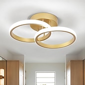 economico Lampade da soffitto con dimmer-lampade da corridoio a led nere e dorate moderne lampade da soffitto a led vicine alle luci da soffitto adatte per corridoi camere da letto bagni cucine balconi luci da soffitto