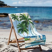 economico set di asciugamani da spiaggia-telo mare stampato, telo mare leggero e anti-sabbia ad asciugatura rapida, ideale per viaggi, piscina e uso all'aperto