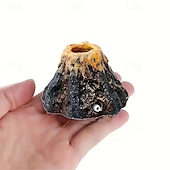 お買い得  動物のサポートとケア-1 火山水槽装飾 輝く石の美的装飾と酸素を高める美的装飾 小型水槽用 すべての水生ペットに適しています