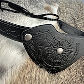 cheap Accessories and More-Medieval Renaissance Mask Eye Patch Pirate Viking Fancy Dress Men's Pirate Halloween Carnival Performance Party LARP Adults' Eye Mask