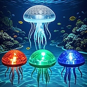 baratos Luzes Subaquáticas-1 pc ao ar livre luzes de água-viva solar jardim luzes flutuador de água luz diy montagem piscina luz fonte piscina luz colorido festa ao ar livre atmosfera luz