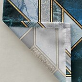 baratos Cortinas de Banho-Cortina de Chuveiro com Ganchos 180cm*180cm(70&quot;*70&quot;) Poliéster Lavável à Prova d&#039;Água com Padrão para Decoração de Banheira de Banheiro Mármore Abstrato